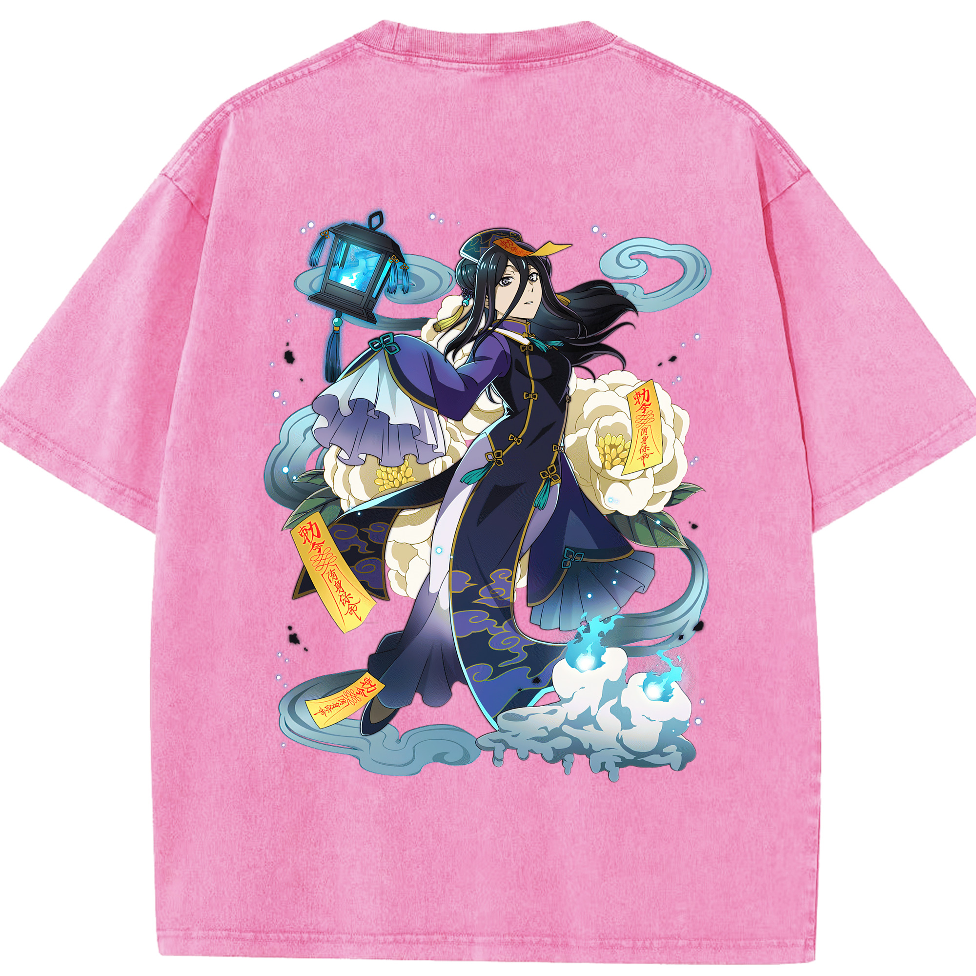 （画像用） 文豪ストレイドッグス Bungo Stray Dogs 綿100% ヴィンテージ風 半袖Tシャツ（背面プリント）